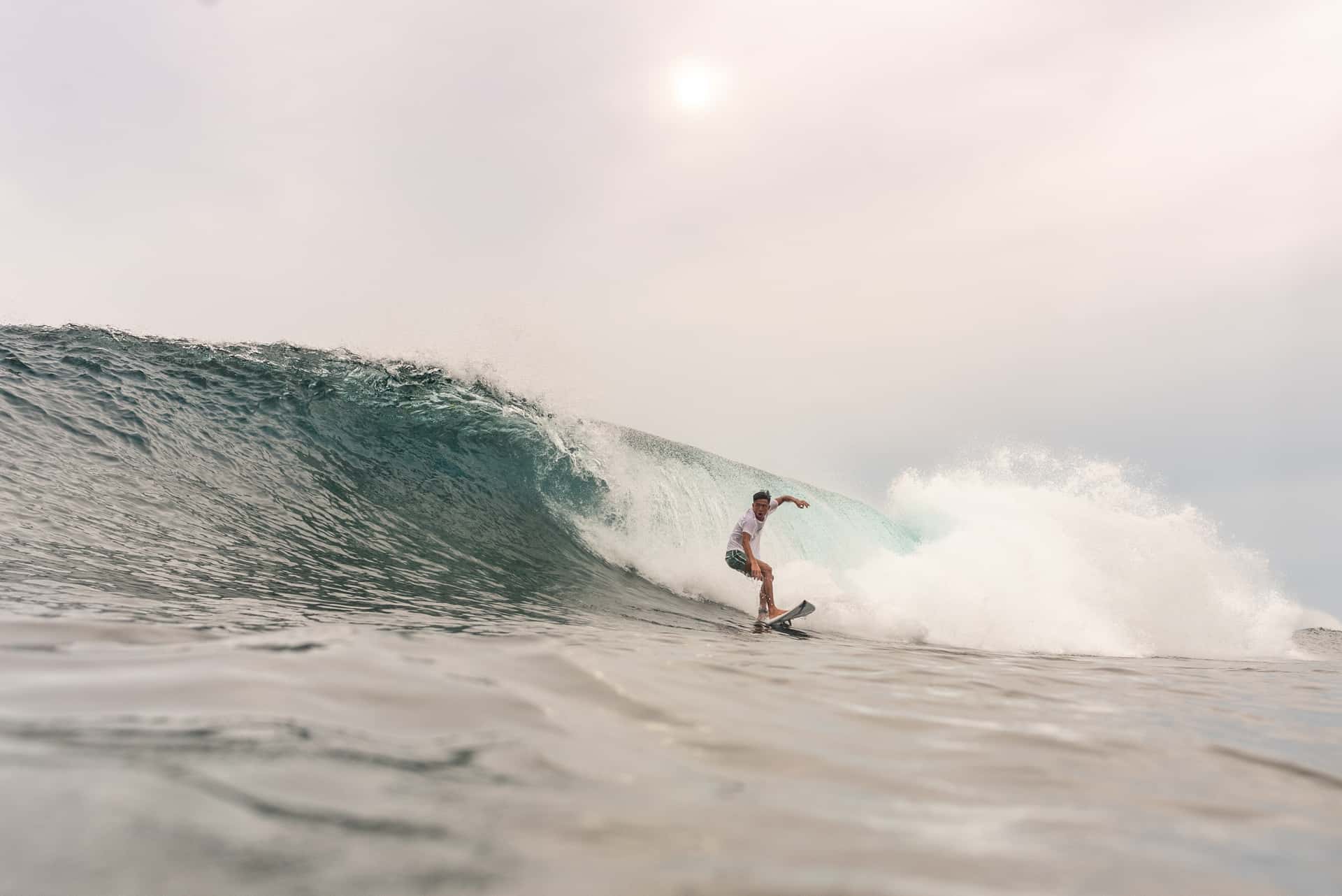 Local surfer catches the set of the day
