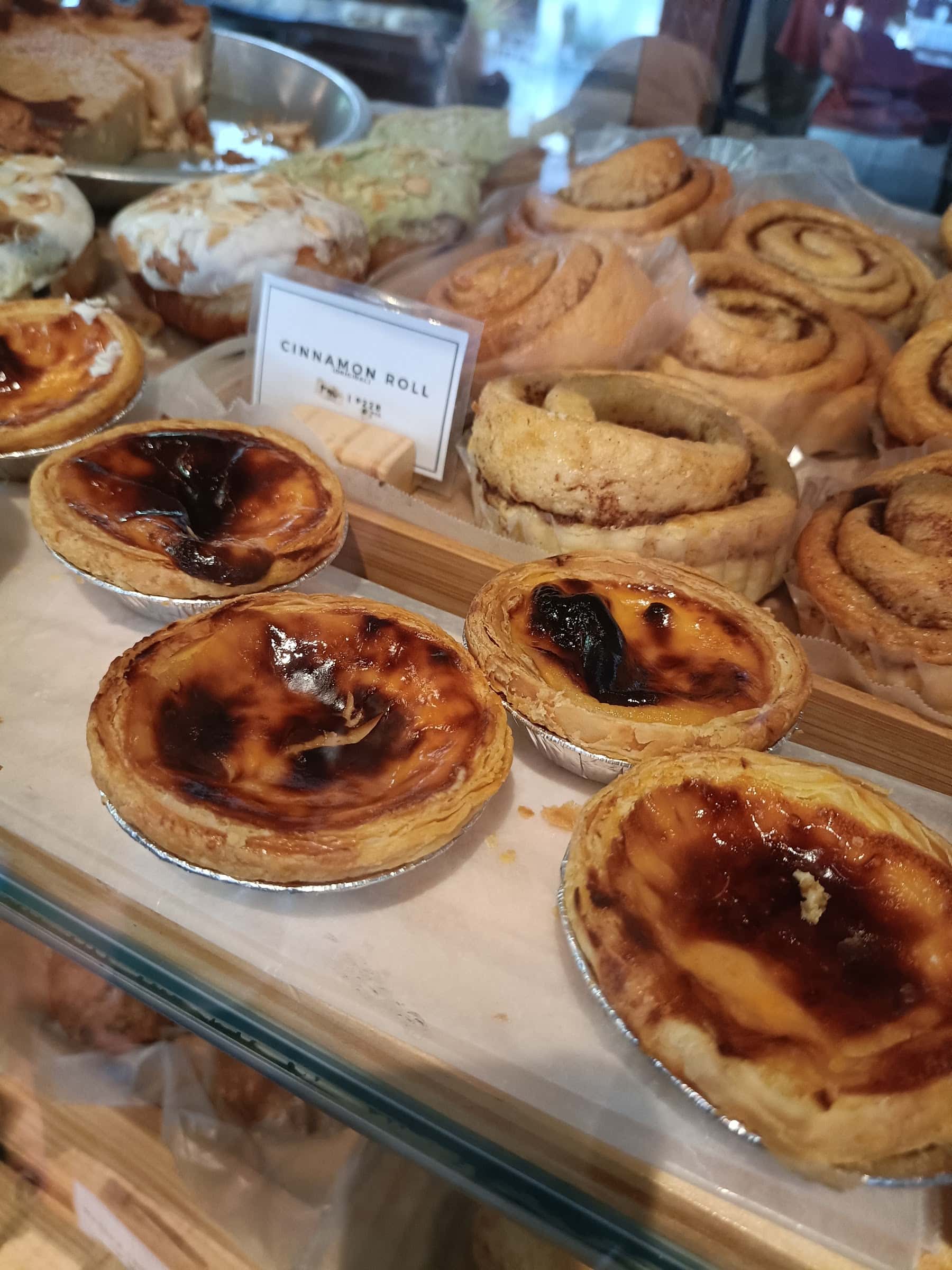 Fresh egg tarts at Karruba Cafe and Bakery, Urbiztondo, San Juan, La Union