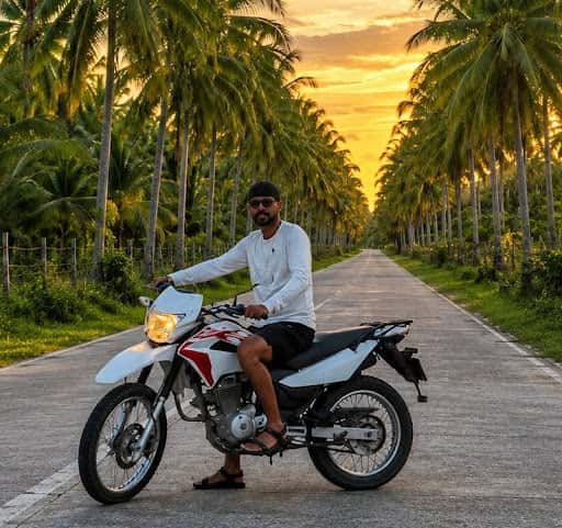 Motorbike Side View