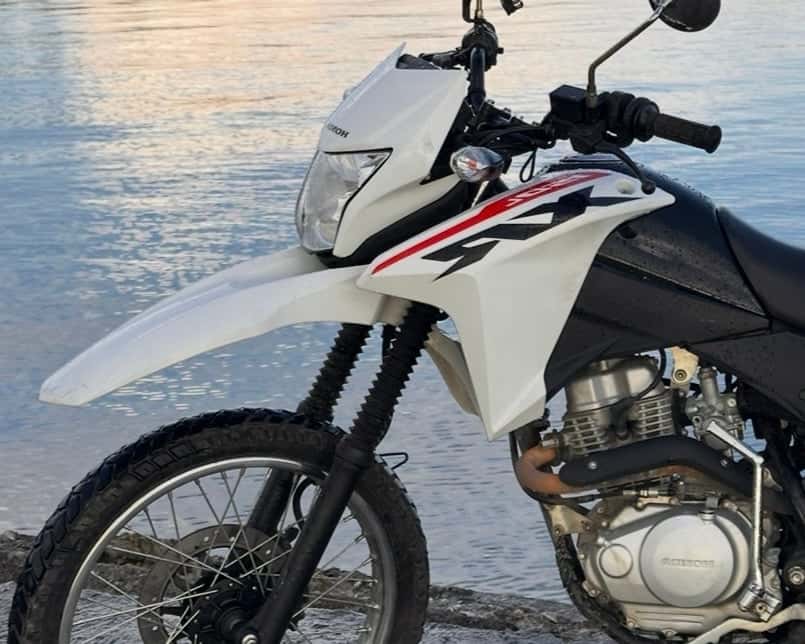 Motorbike Side View