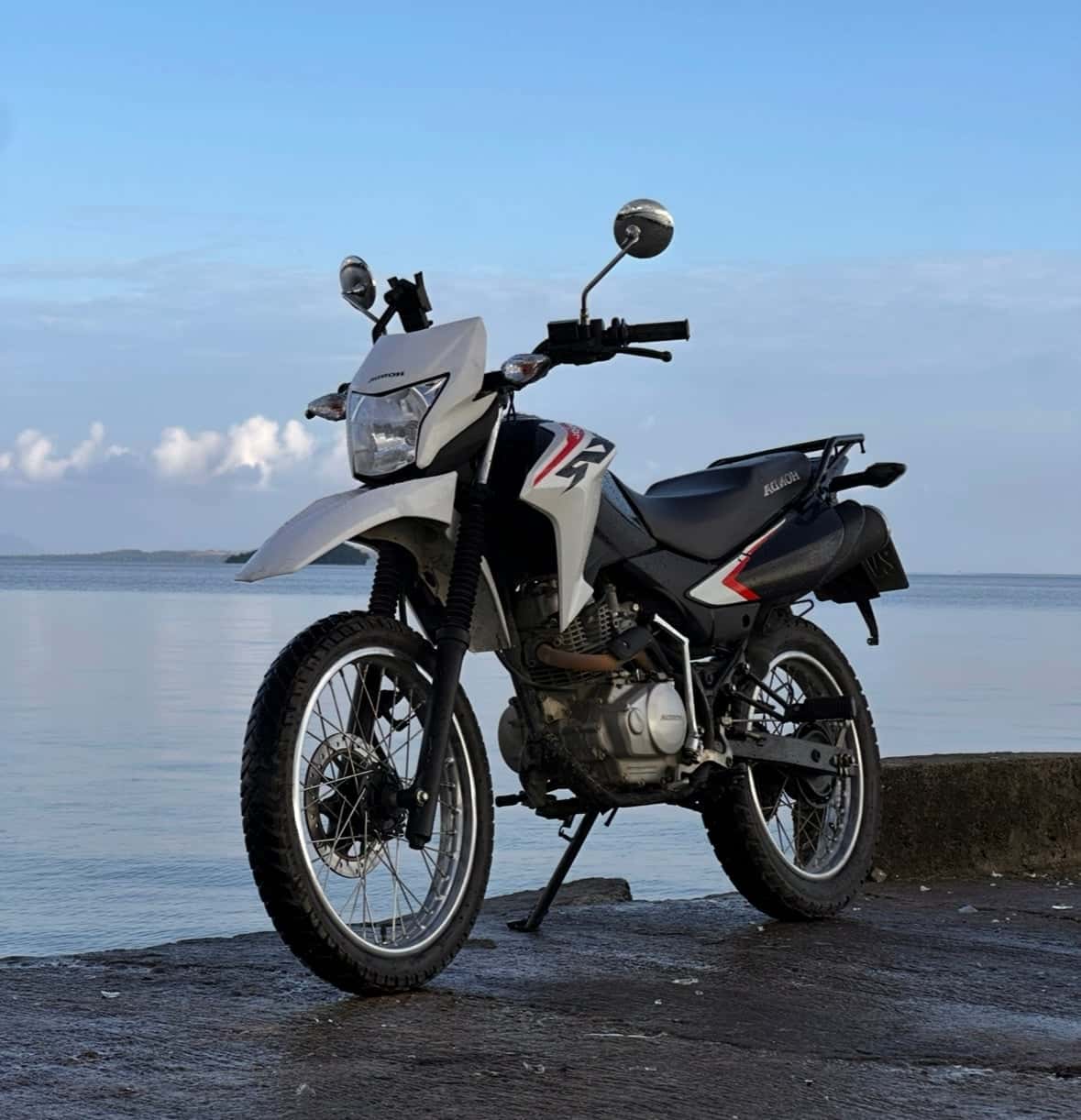 Motorbike Side View