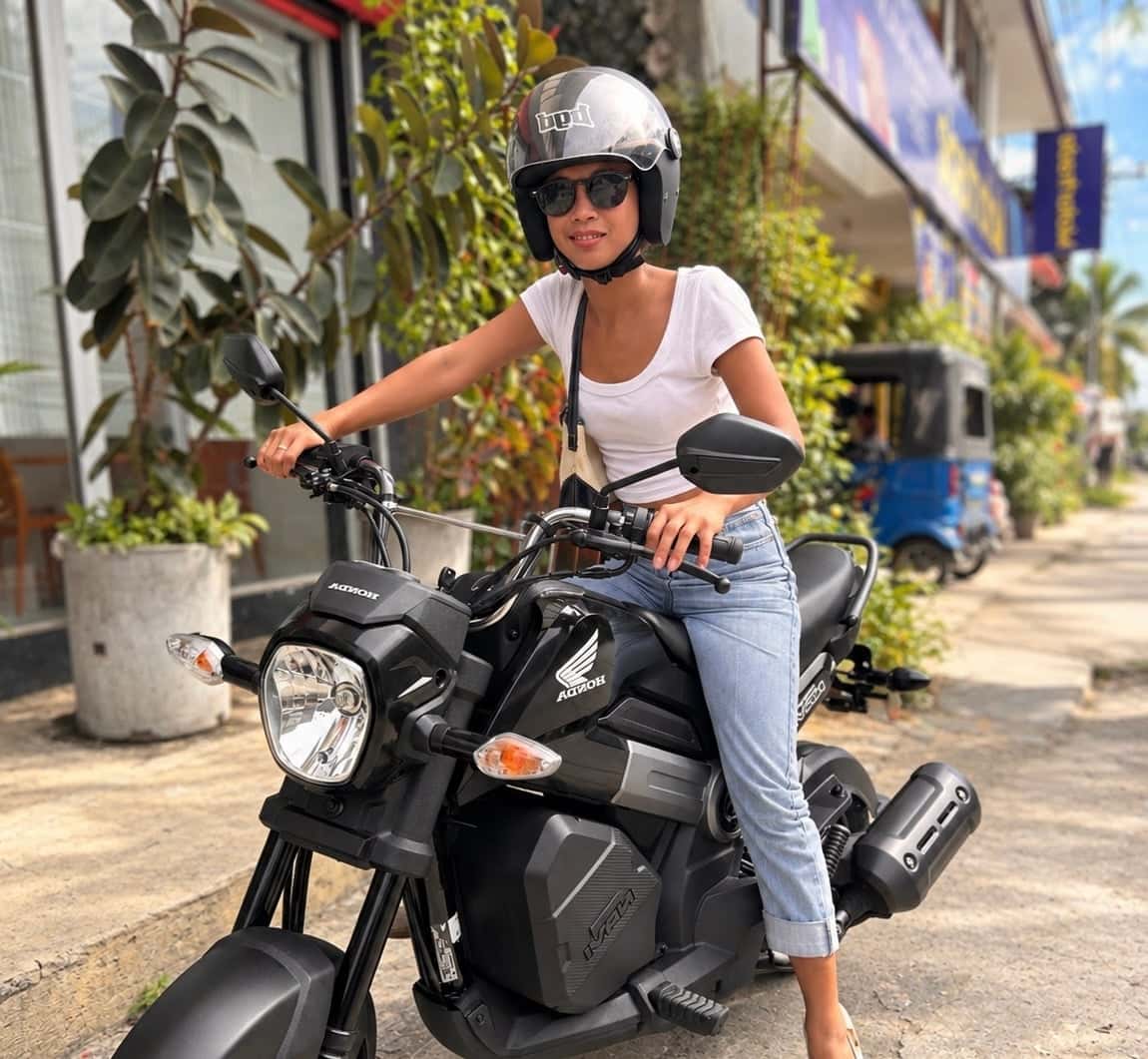 Motorbike Front View