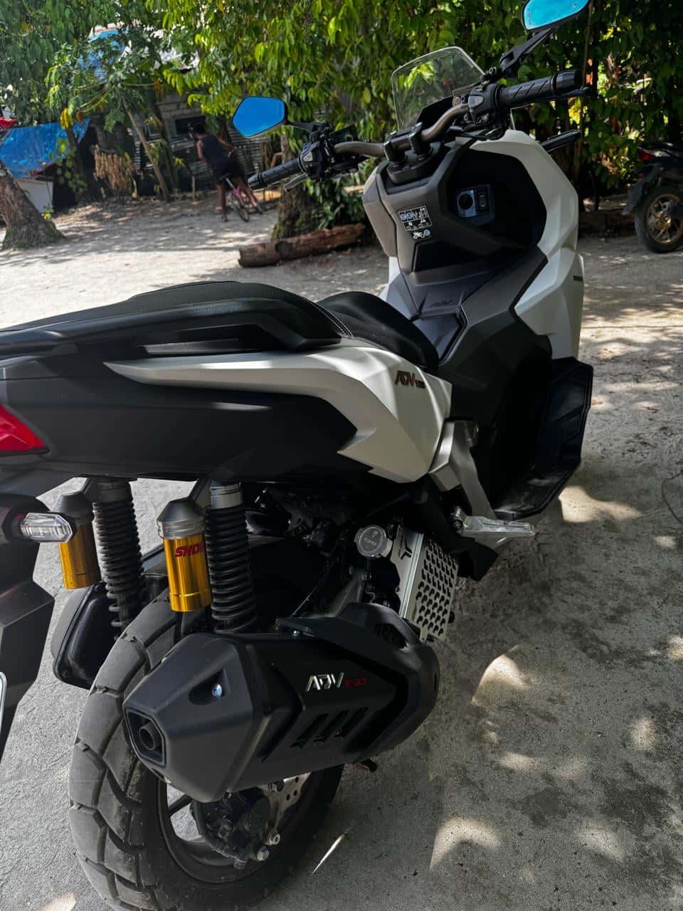 Motorbike Side View