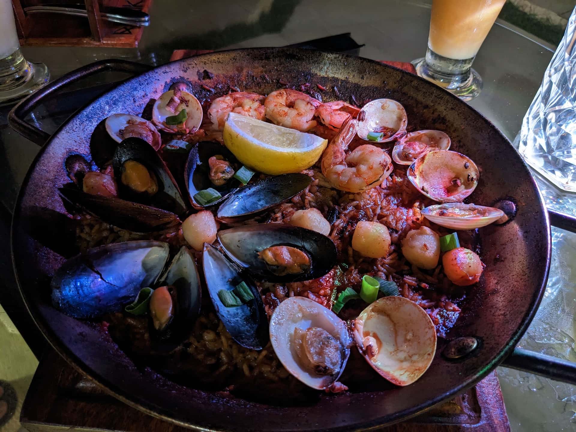 Seafood paella at RUNIK Beach Club & Resort (Adults Only), Tubod, San Juan, Siquijor