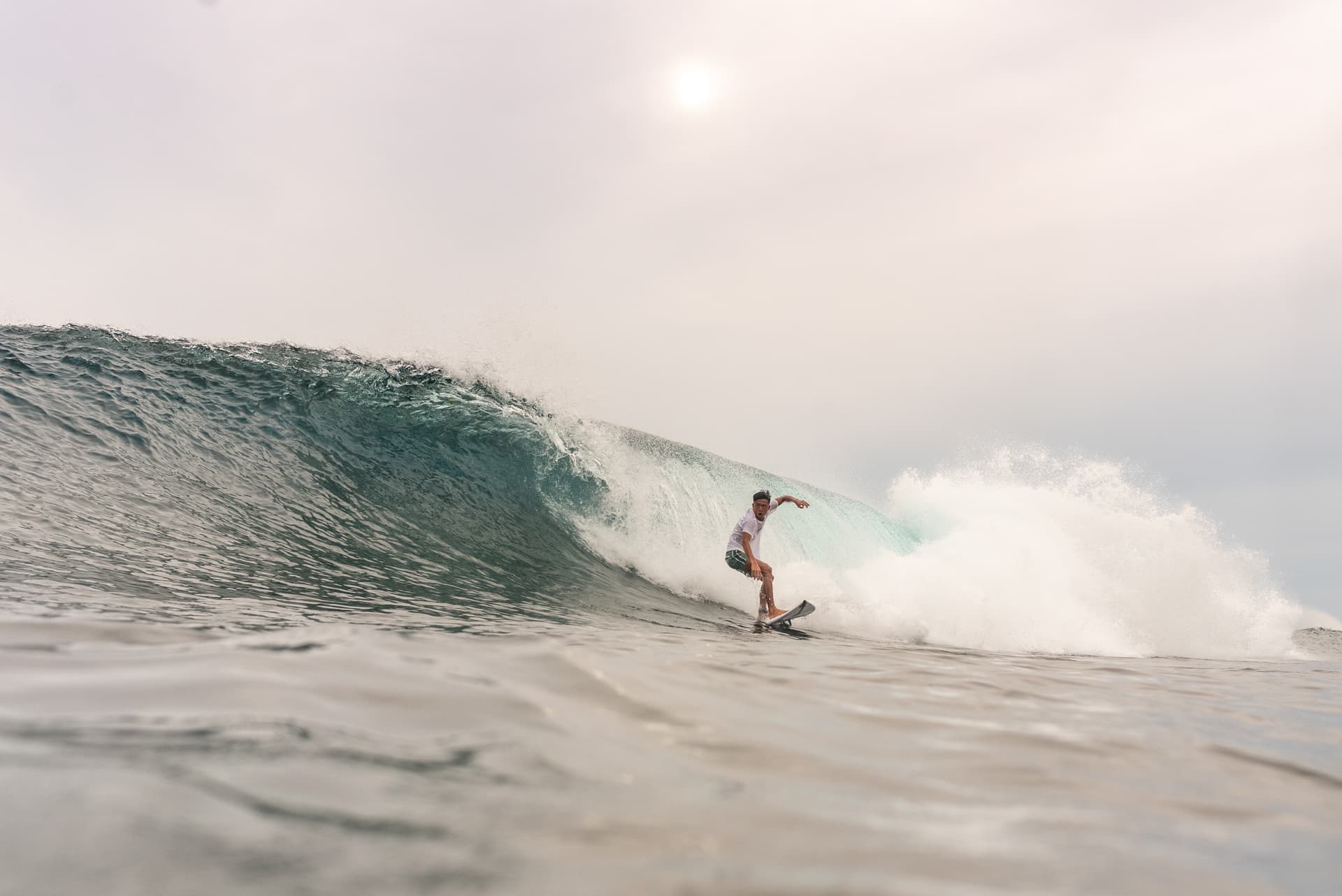 Local surfer catches the set of the day