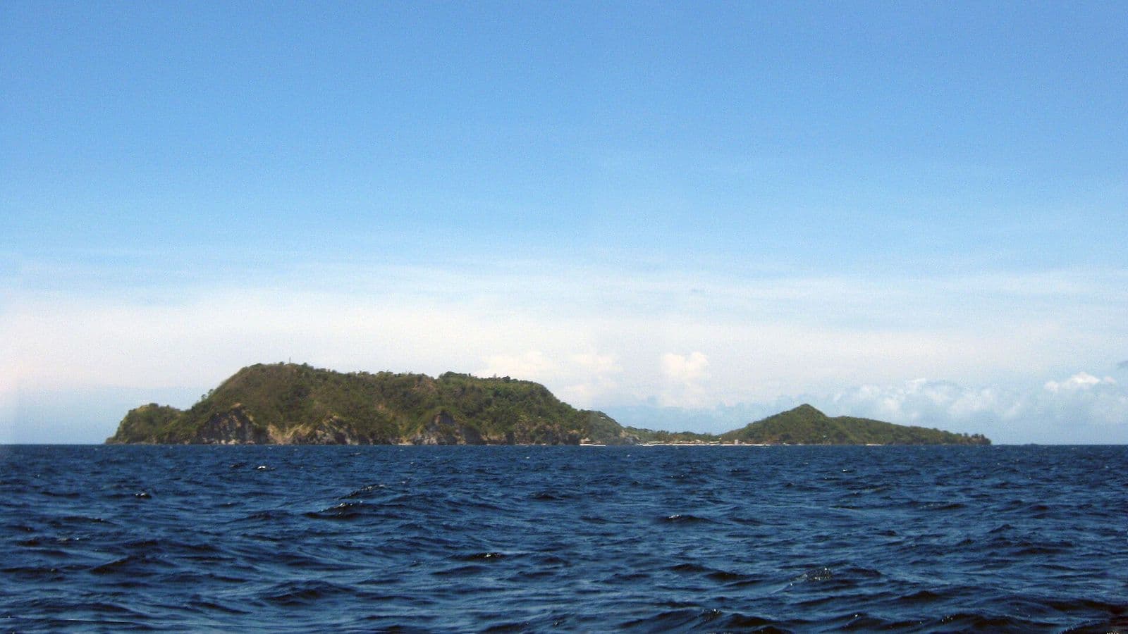 Apo Island seen from the sea