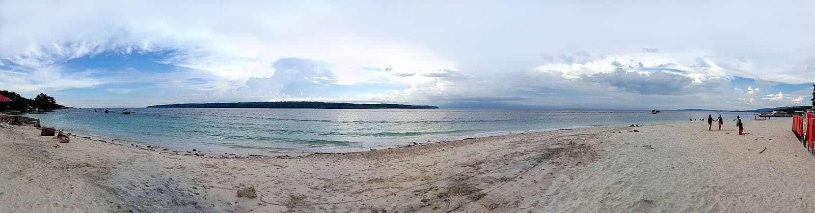 Panoramic view of Kaputian Beach on Samal