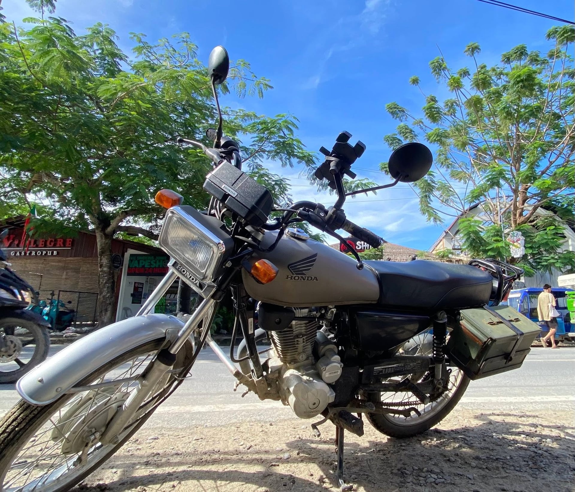 Motorbike Side View